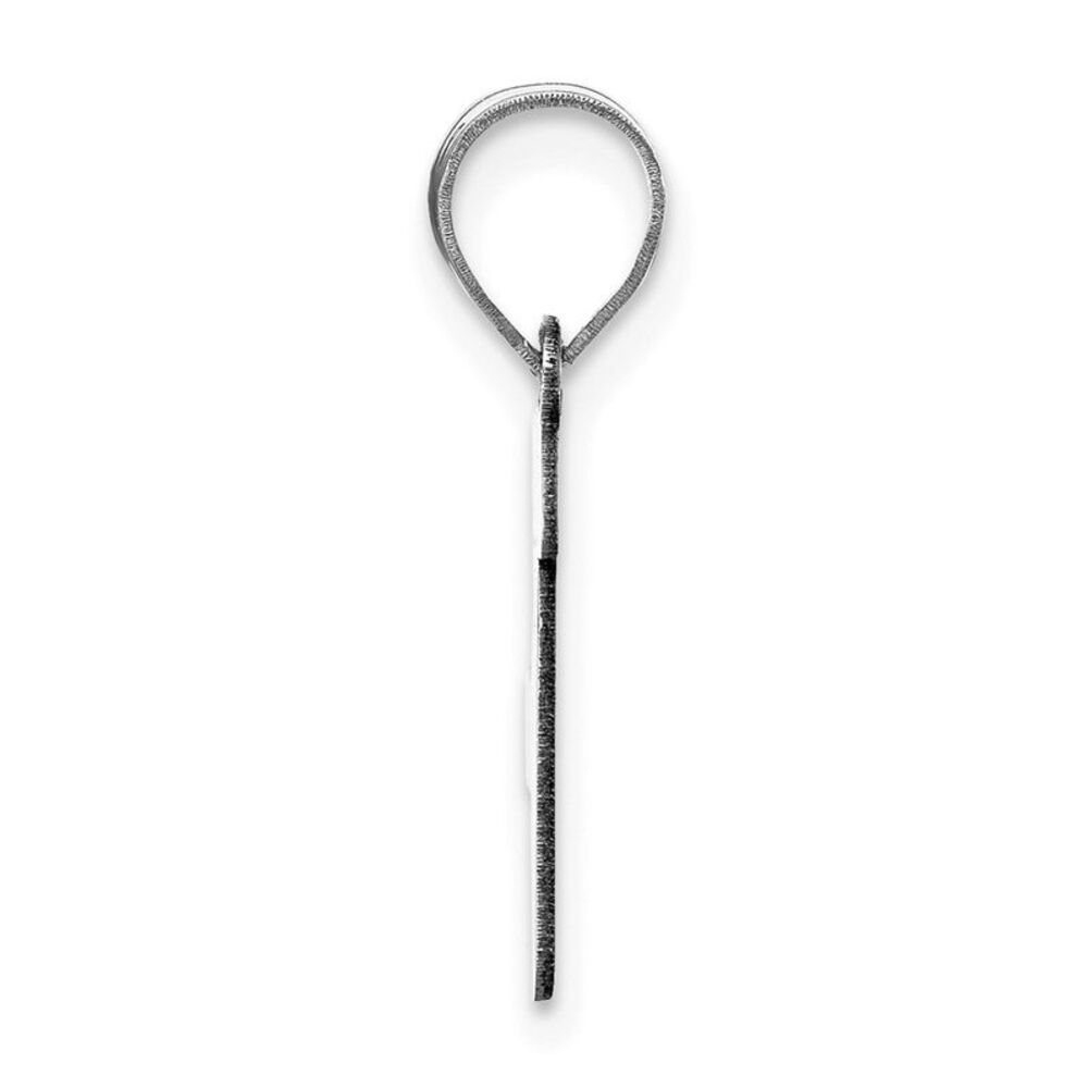 Kazi Luxury 14k White Gold Polished Script Letter… - image 2